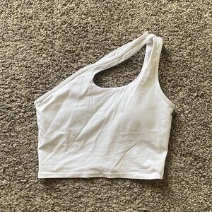 🖤3/$10 White Asymmetrical Women's Top